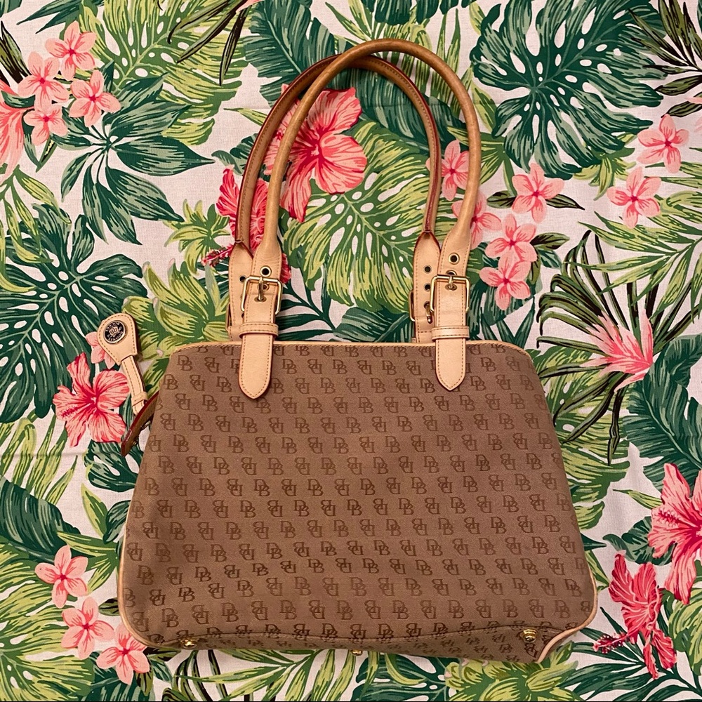 Dooney & Bourke Vintage Handbag Signature Print